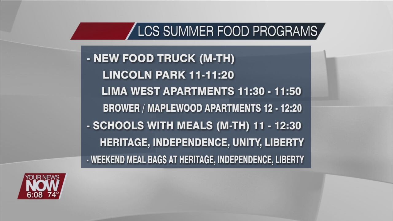 Lima City Schools to start summer food programs with a new food truck option